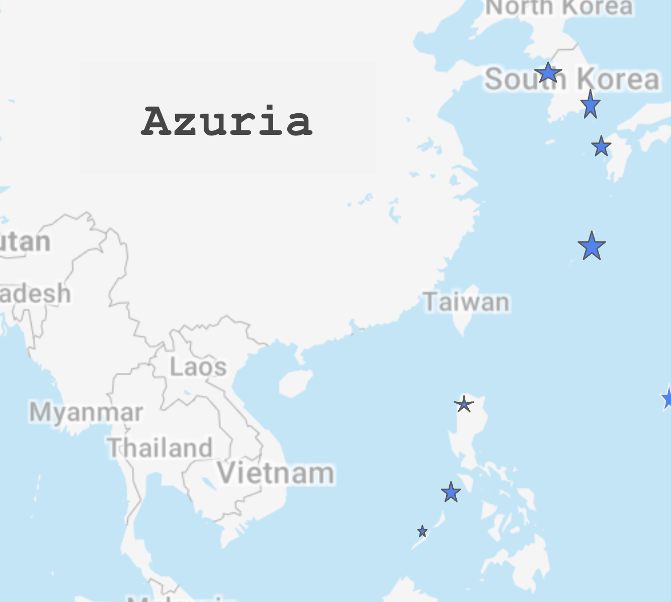 Something looks awfully familiar about this fictional country…