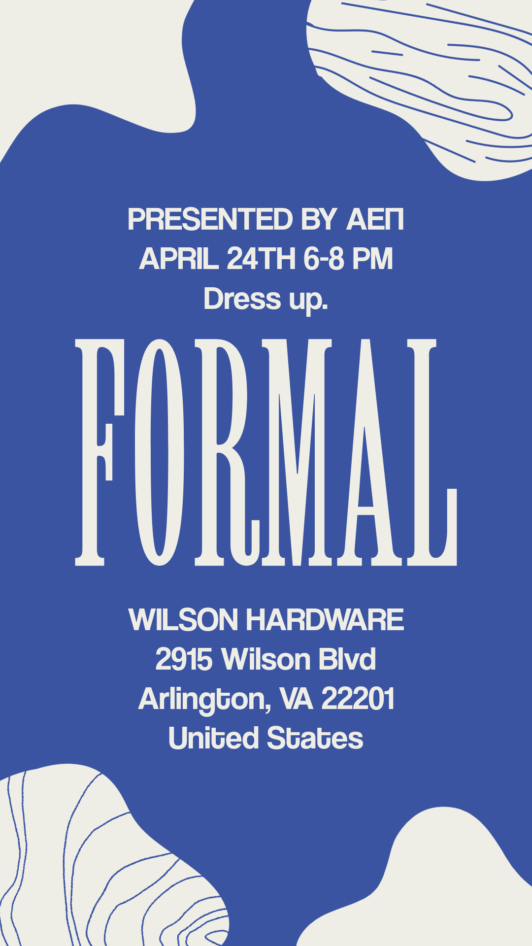 Story post for GWΑΕΠ formal.